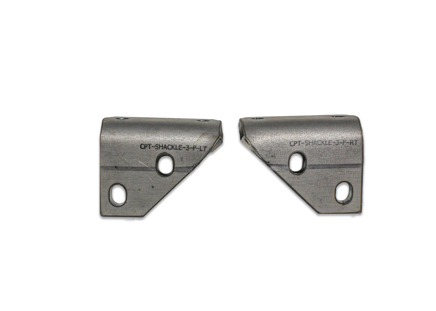 CPT 3" Front Shackle Plates w/ Factory Swaybar for 1971-80 Scout II, Terra, Traveler