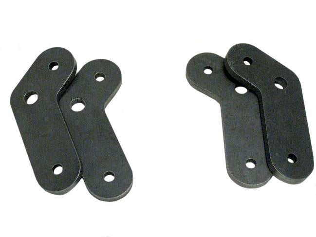 CPT 5" or 6" Dog Leg/Boomerang Shackle Plates - 3/8" Thick