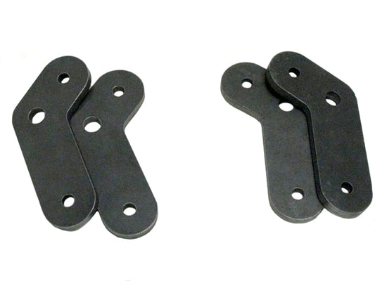 CPT 5" or 6" Dog Leg/Boomerang Shackle Plates - 3/8" Thick