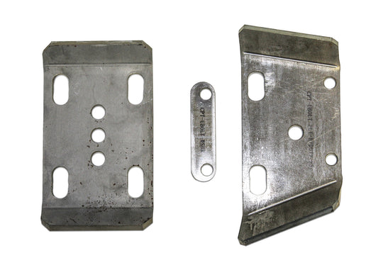 CPT Heavy Duty Front U-Bolt Plate Set for 1961-73 4x4 Pickup or Travelall