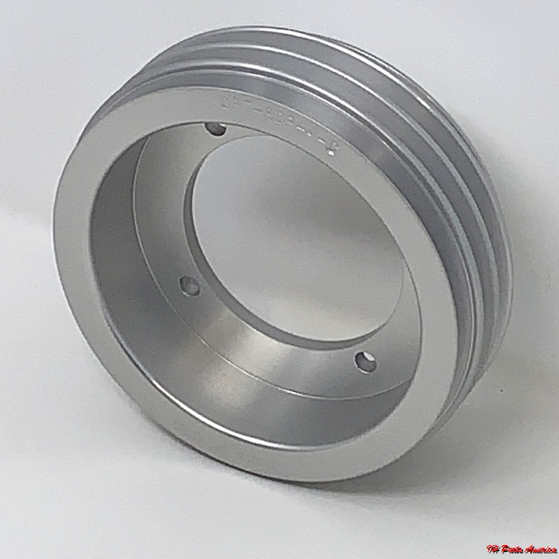 CPT Billet Aluminum Crankshaft Pulley with Four V Belt Grooves for IH Engine
