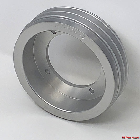 CPT Billet Aluminum Crankshaft Pulley with Four V Belt Grooves for IH Engine