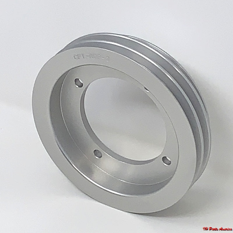 CPT Billet Aluminum Drive Belt Pulley with Three V Belt Grooves for IH Engine