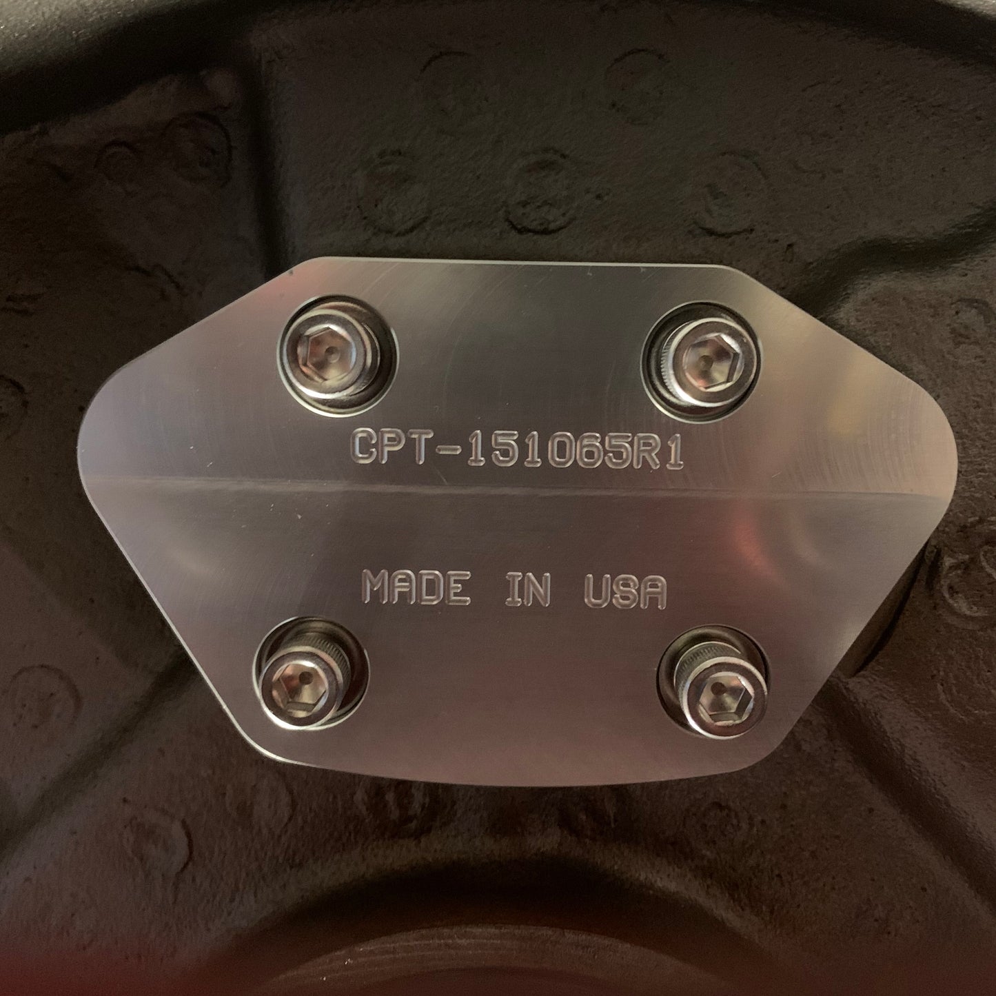CPT Billet Aluminum Camshaft Rear Bearing Plate for IH 266, 304, 345, 392 V8 Engine