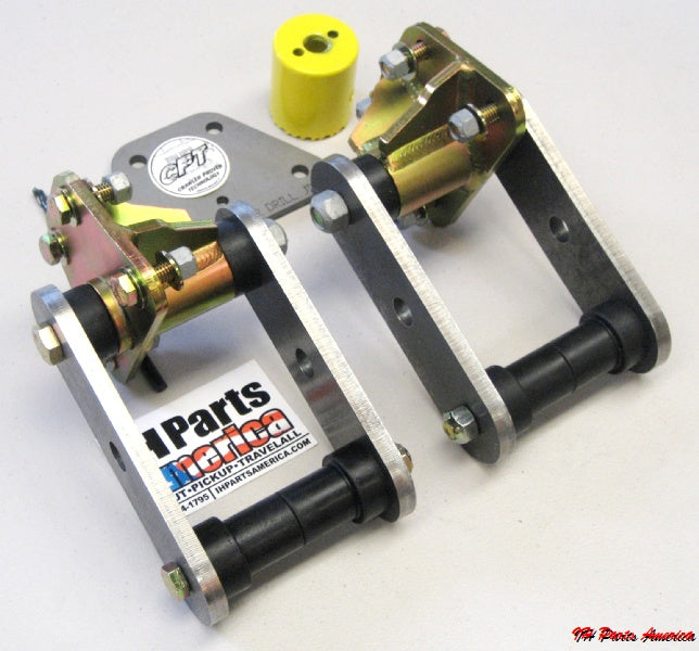CPT Front Shackle Kit for 1962-73 IH Pickup or Travelall w/ GM Leafsprings