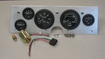 CPT Dash Panel Kit w/ Isspro Gauges for 1966-71 Scout 800, 800A, 800B - With Tachometer!