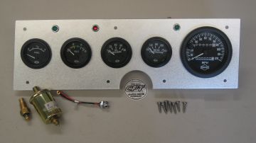 CPT Dash Panel Kit w/ Isspro Gauges for 1966-71 Scout 800, 800A, 800B