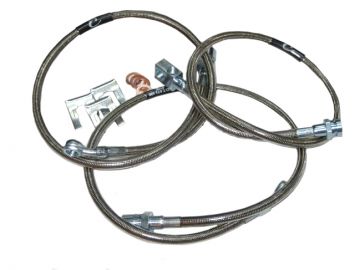 CPT SS Stainless Steel Brake Hose Kit for 1971-80 Scout II, Terra, Traveler - Stock & Lifted